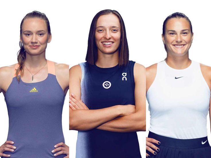 Iga Swiatek, Aryna Sabalenka, and Elena Rybakina